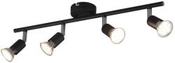 TRIO R80914032 mennyezetre szerelhető lámpa Paris 4x35W | GU10 - fekete