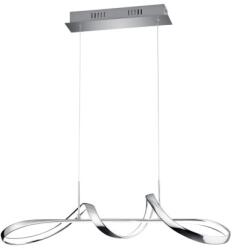 TRIO R37091106 LED mennyezeti függőlámpa Perugia 1x37W | 4500lm | 4000K - szabályozható, Dimmer Switch, króm