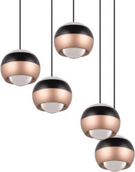 TRIO SELECT T344430532 LED mennyezeti függőlámpa ORBIT | 5x8W integrált LED forrás | 5x960lm | 2300+3000+4000K