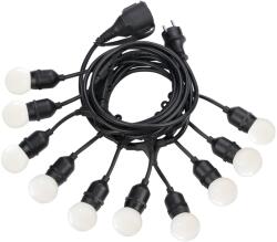 Ideal Lux *Ideal Lux 246796 kültéri fényfüzér Fiesta 10x15W | E27 | IP44 - fekete