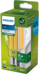 Philips 8719514435698 LED szénszálas izzó 1x5, 2W/75W | E27 | 1535lm | 4000K - átlátszó, Ultra Efficient
