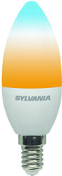 SYLVANIA 0028903 LED intelligens izzó 1x5W | E14 | 470lm | 2700-6500K - szabályozható, Wi-Fi, fehér
