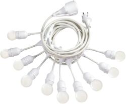 Ideal Lux Ideális Lux 246802 kültéri fényfüzér Fiesta 10x15W | E27 | IP44 - fehér