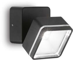 Ideal Lux 285535 LED kültéri fali lámpa Omega Ap Square 1x7W | 650lm | 4000K | IP54 - fekete
