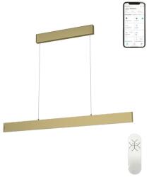 Immax Neo 07128L LED mennyezeti függőlámpa Liston 1x18W | 1260lm | 2700K-6500K - szabályozható, távirányítás, világítási hőmérséklet beállítása, arany