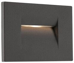 Redo Group 9636 LED kültéri süllyeszthető orientációs lámpa Inner 1x3W | 106lm | 3000K | IP65 - sötétszürke