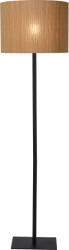 Lucide 03729/81/30 állólámpa Magius 1x40W | E27 - rattan, kábelkapcsoló
