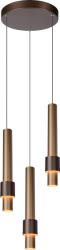 Lucide 24402/15/96 MARGARY mennyezeti függőlámpa LED 3x4W | 1300lm | 2700K - sárgaréz