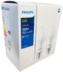 Philips 8719514471054 LED izzókészlet 2-set | 13W E27 | 1521 lm | 2700K