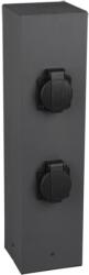 TRIO 9964-42 kültéri oszlop aljzattal Garden Socket 4 aljzat | max 3600W - antracit