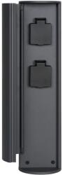 Lucide 27849/02/29 kerti oszloplámpa konnektorral Powerpoint 2x230V