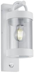 TRIO 204169131 kültéri fali lámpa mozgásérzékelővel Sambesi 1x28W | E27 | IP44 - fehér