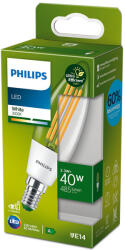 Philips 8719514435759 LED szénszálas izzó 1x2, 3W/40W | E14 | 485lm | 3000K - átlátszó, Ultra Efficient