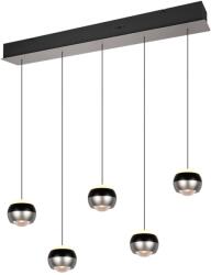 TRIO SELECT 344410507 LED mennyezeti függőlámpa ORBIT | 5x8W integrált LED forrás | 5x960lm | 2300+3000+4000K