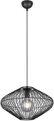 TRIO R30831032 mennyezeti függőlámpa Cobain 1x40W | E27 - állítható magasság, fekete
