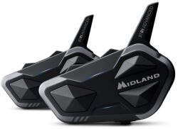 Midland BT R1 Advenced Twin vezeték nélküli motoros intercom (ALA-298-999) - pepita