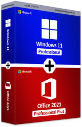 Microsoft Windows 11 Professional + Office 2021 Professional Plus (FQC-10572+269-17186)