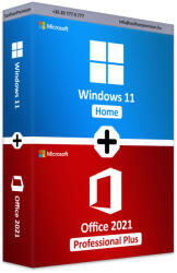 Microsoft Windows 11 Home + Office 2021 Professional Plus (HAJ-00114+269-17186)