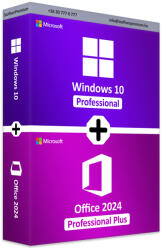 Microsoft Windows 10 Professional + Office 2024 Professional Plus (FQC-08925+EP2-27314)