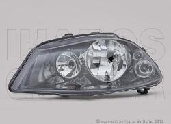 Seat Ibiza 2002-2008 - FSZ H3/H7 bal, fekete házas 06.2- (motoros) TYC