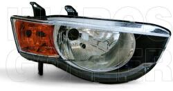 Mitsubishi Colt 2008-2012 - FSZ H4 jobb, 3/5 a. , fekete házas (motorral) DEPO