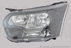 Ford Transit 2014-2019 - FSZ H7/H15 bal napp. f. fekete h. (motorral) TYC