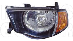 Mitsubishi L200 2005-2010 - FSZ H4 bal, dupla fülkés, sárga (motoros) DEPO