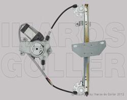 Nissan Qashqai 2007-2010 - Ablakemelő (motoros) bal hátsó