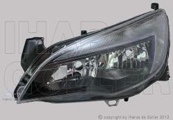 Opel Astra J/2 2012- - Fényszóró 2H7 bal fekete h. +LED kpl. HELLA