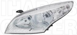 Renault Megane 2008-2012 - Fényszóró 2H7 bal, króm h. , nap. f. (motorral) TYC