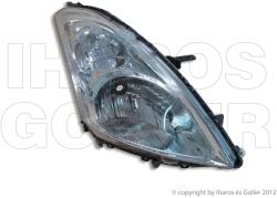Suzuki Swift 2010-2016 - Fényszóró H4 jobb, króm h. (motoros) TYC