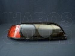 BMW 5 1995-2000 E39 - Fényszóró üveg jobb sárga villogóval HELLA