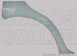 Chevrolet Aveo 2003-2007 - Hátsó sárvédő javítóív jobb (5 ajtós) - alkatresz - 15 158 Ft