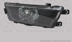 Skoda Octavia 2013-2016 - Ködlámpa H8 jobb fekete házas TYC