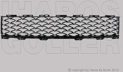 Fiat 500 2016-2024 - Rács a lökh. ba, közép rész krómmal (Lounge)