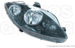 Seat Leon 2009-2012 - FSZ H7/H1 jobb fekete házas (motoros) TYC