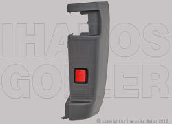 Opel Movano C 2021- - H. lökh. sarok fekete, kis prizmával, 270 fokos jobb - alkatresz - 24 923 Ft