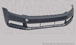 VW Passat 2014-2018 - Első lökh. alap, szenz. és fsz. m. jel. Trend/Comf* - alkatresz - 23 063 Ft