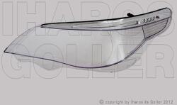 BMW 5 2003-2010 E60/E61 - Fényszóróüveg XENON FSZ. hoz -07.08. bal TYC