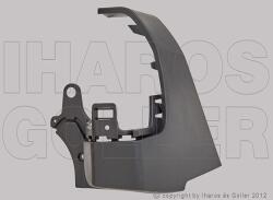 Opel Combo E 2018- - Hátsó lökh. sarok bal fekete, rövid (2 h. ajtós)