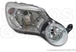 Skoda Yeti 2009-2013 - FSZ H4/H7 jobb +ködl. (motorral)Yetilogo nélk. TYC