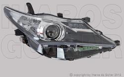 Toyota Auris 2012-2015 - Fényszóró HIR2/LED jobb (motoros) DEPO