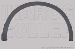 Nissan Qashqai 2013-2017 - Hátsó műanyag kerékjárati dísz bal