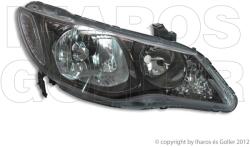 Honda Civic 2009-2012 - FSZ HB3/HB4 jobb, 4 a. sötét h. 10-ig (motoros) DEPO