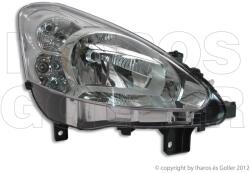 Peugeot Partner Tepee 2012-2015 - Fényszóró H4 jobb (motorral) DEPO