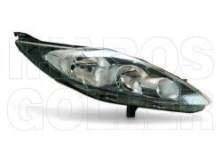Ford Fiesta 2008-2013 - Fényszóró H1/H7 jobb, fekete h. (motorral) DEPO