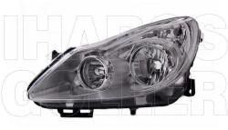 Opel Corsa D 2006-2014 - Fényszóró H7/H1 bal, króm házas (motorral) TYC