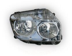 Dacia Duster 2010-2013 - FSZ H7/H1 jobb, króm házas (bel. áll. is. ) TYC