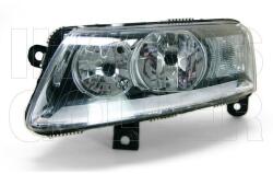 Audi A6 2008-2011 - Fényszóró H7/H15 bal fekete házas (motoros) DEPO