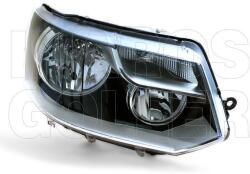 VW T5 2009-2014 Caravelle/Multivan - Fényszóró H7/H15 jobb, fekete h. (motorral) TYC